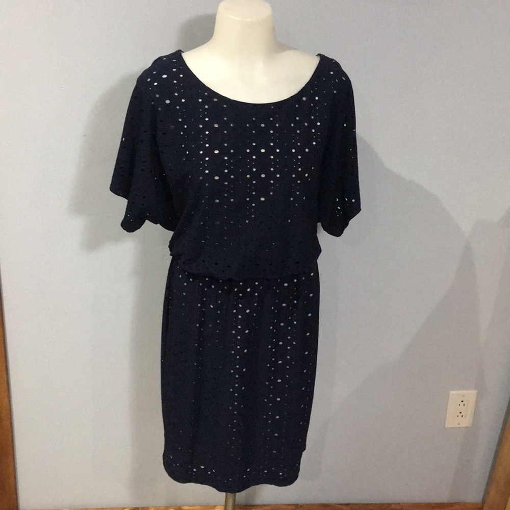 Casual navy dress